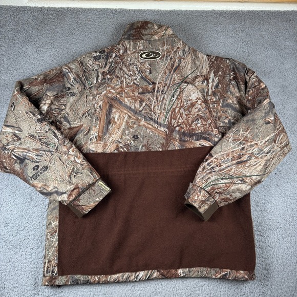 Drake Waterfowl MST Guardian Flex Sherpa Fleece Eqwader Quarter Zip Mens Large - Picture 5 of 6